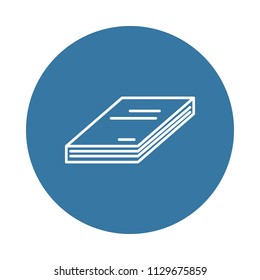 book icon. Element of books and magazines icons for mobile concept and web apps. Badge style book icon can be used for web and mobile apps on white background