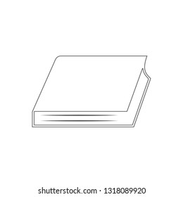 book icon. Element of Education for mobile concept and web apps icon. Outline, thin line icon for website design and development, app development