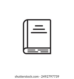 book icon element simple design