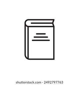 book icon element simple design