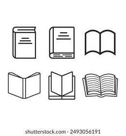 book icon element simple design