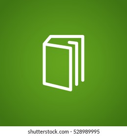  Book icon flat .