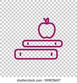  Book icon flat.