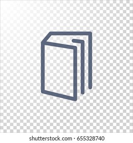  Book icon flat .