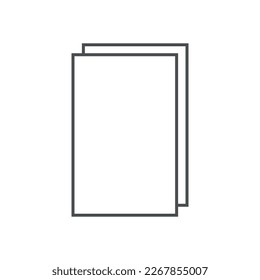Book icon in flat color style. Education literature read library school university