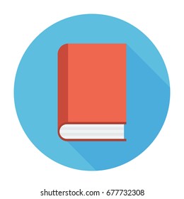 Book icon in flat design