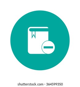 book icon. Flat design style eps 10