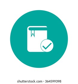 book icon. Flat design style eps 10