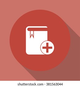 book icon. Flat design style eps 10
