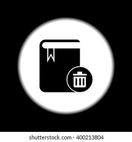 book icon. Flat design style eps 10