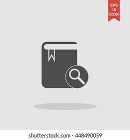 book icon. Flat design style eps 10