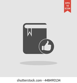 book icon. Flat design style eps 10