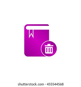 book icon. Flat design style eps 10