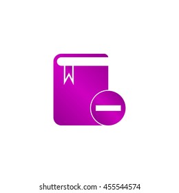 book icon. Flat design style eps 10