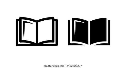 Book icon. flat illustration of vector icon