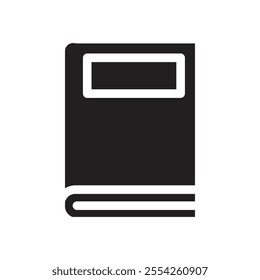 Book icon Flat line illustration