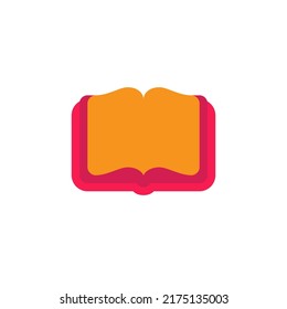 diseño de estilo plano de icono de libro. ilustración vectorial de icono de libro. aislado de fondo blanco.