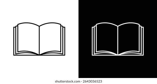Book icon Flat style logo vector. perfect for UI designs