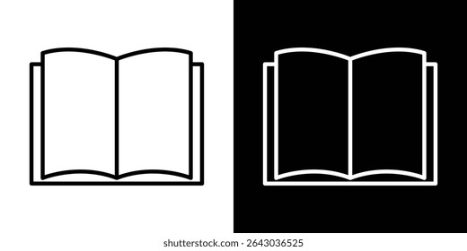 Book icon Flat style logo vector. perfect for UI designs