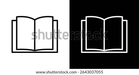 Book icon Flat style logo vector. perfect for UI designs