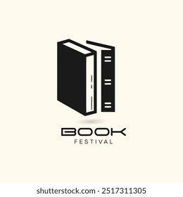 Icono de libro en estilo plano. Vector del cuaderno. Icono de libro Vector. Logotipo de la Educación. logotipo de la academia Ilustración vectorial. logotipo de la escuela de graduación