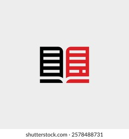 Book icon flat vector design