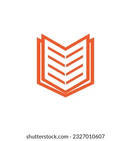 Icono del libro ilustración vectorial plana.