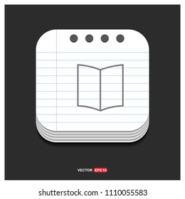 book icon - Free vector icon