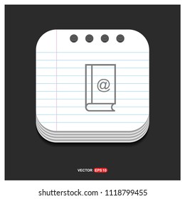 book icon - Free vector icon