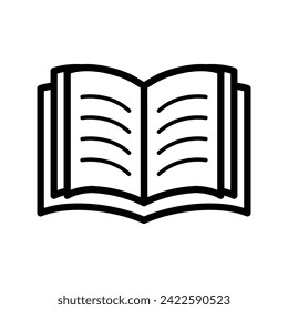 Book icon free vector design illustration