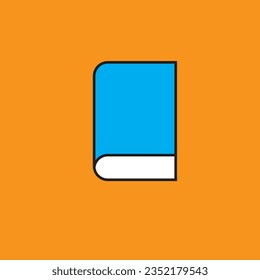 Book icon with graduation cap, symbolizing education, learning, and academic achievement