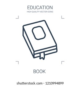 book icon. high quality line book icon on white background. from education collection flat trendy vector book symbol. use for web and mobile