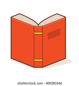 Book icon illustration.