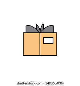 book icon, illustration design template