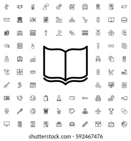 book icon illustration isolated vector sign symbol. Company icons vector set.