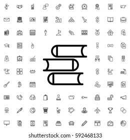 book icon illustration isolated vector sign symbol. Company icons vector set.