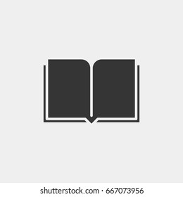 Book icon illustration isolated vector sign symbol