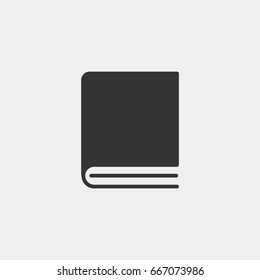 Book icon illustration isolated vector sign symbol
