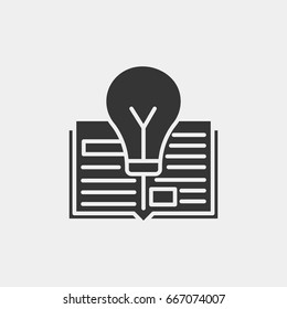 Book icon illustration isolated vector sign symbol