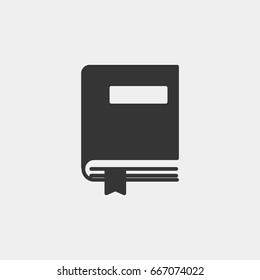 Book icon illustration isolated vector sign symbol