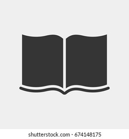 Book icon illustration isolated vector sign symbol