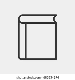 Book  icon illustration isolated vector sign symbol