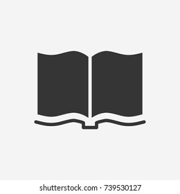 Book icon illustration isolated vector sign symbol