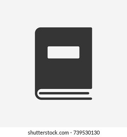 Book icon illustration isolated vector sign symbol