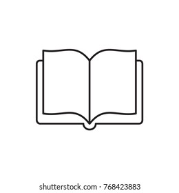 book icon illustration isolated vector sign symbol