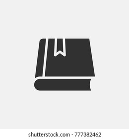 Book icon illustration isolated vector sign symbol