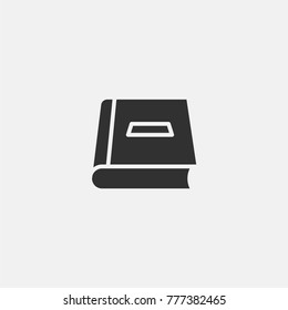 Book icon illustration isolated vector sign symbol