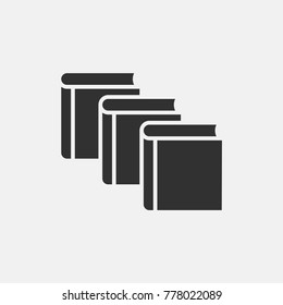 Book icon illustration isolated vector sign symbol