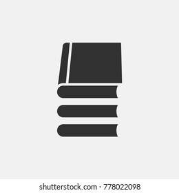 Book icon illustration isolated vector sign symbol