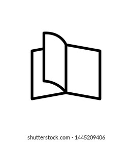 book icon, illustration, logo design 